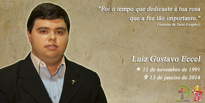 Informações sobre o velório e sepultamento do seminarista Luiz Gustavo Eccel