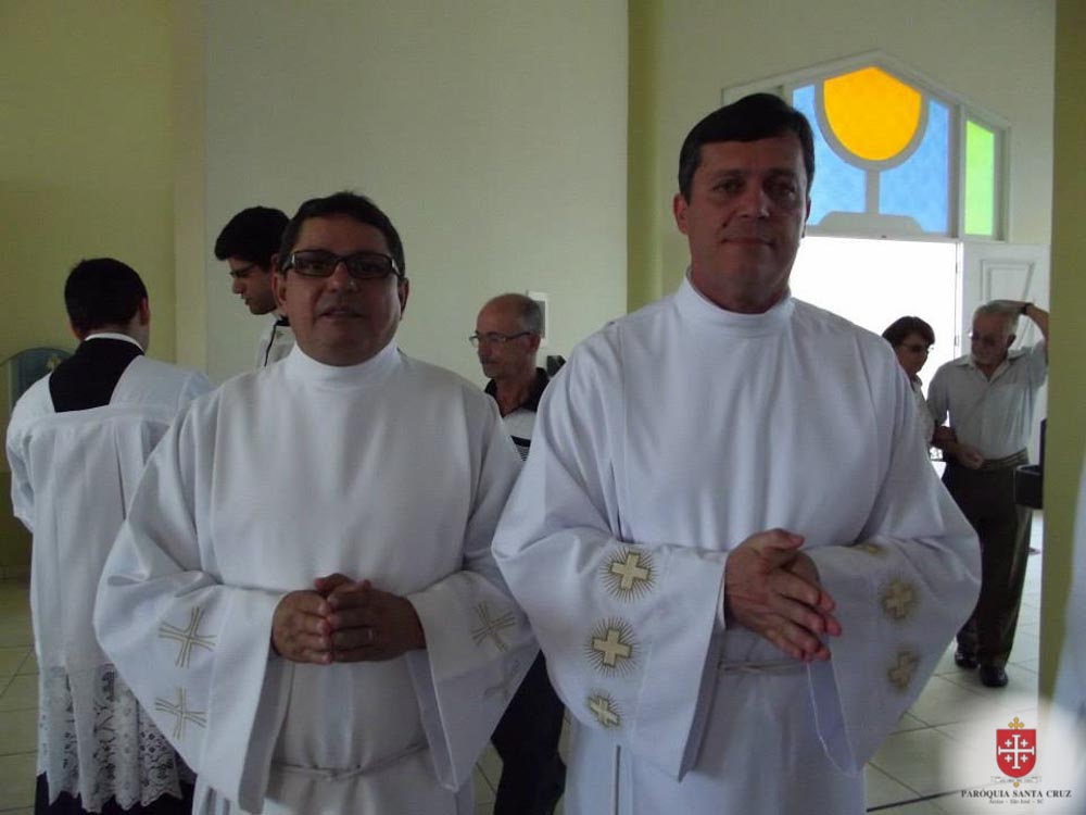 Acolitato dos candidatos ao diaconato Francisco Souza e Marcos Sarmento